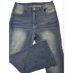 SHEIN 1X 14/16W High-Waist Flare Jeans CY-3859